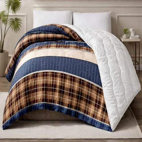 Одеяло антиаллергенное Зима №2892 Print Line 15-0133 Cornet EcoSilk