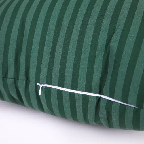  Набор подушек №0106-2 Сolor Fun Line 17-0612 Stripe Emerald Вовна (средние) - 2