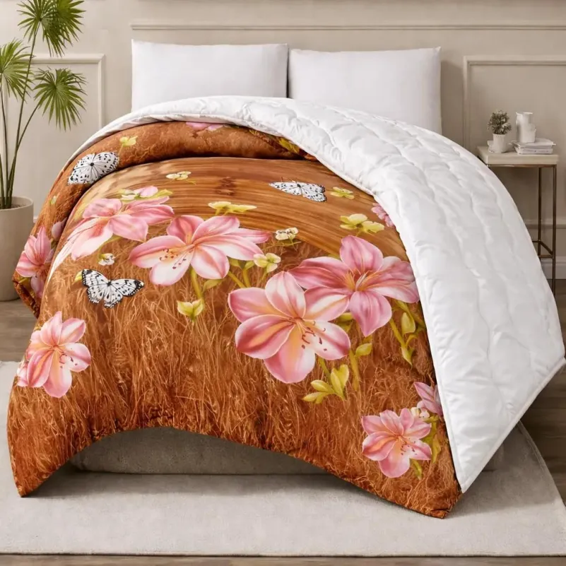 Одеяло антиаллергенное Зима №2893 Print Line 15-0169 Vaduz EcoSilk