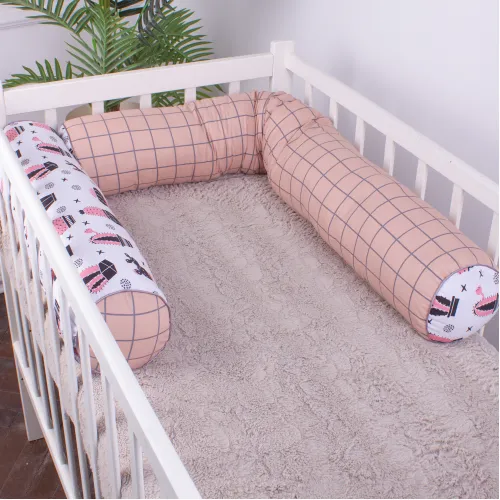 Валики-бортики - 2 шт Kids Time 18-0004 Pink Cactus УЦІНКА