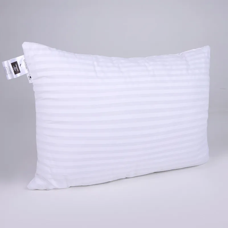 Набор бамбуковых подушек  №0123-1 Сolor Fun Line 17-0605 Stripe White Bamboo (средние) - 2