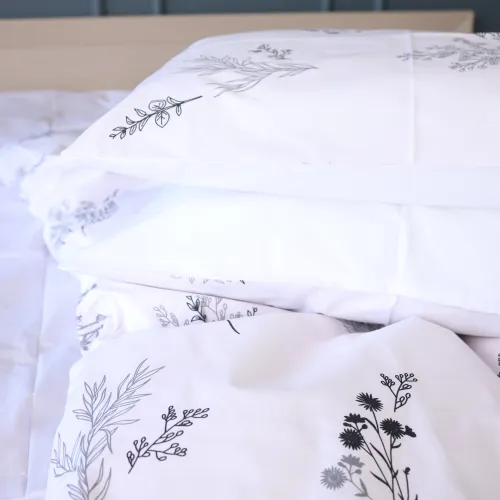 Наволочка Бязь 17-0956 White Botanica