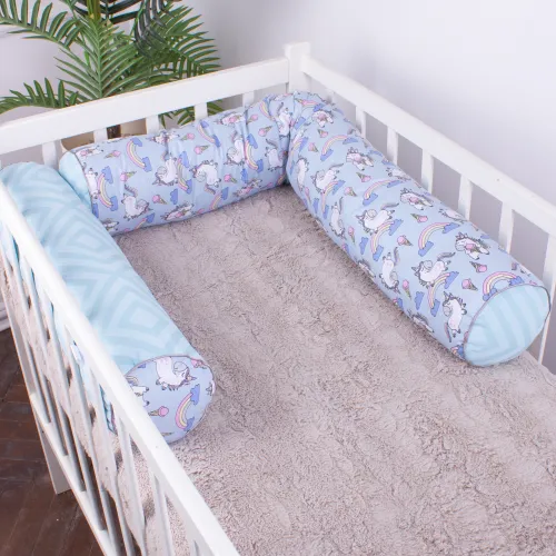 Валики-бортики - 2 шт Kids Time 18-0006 Rainbow Unicorn УЦІНКА