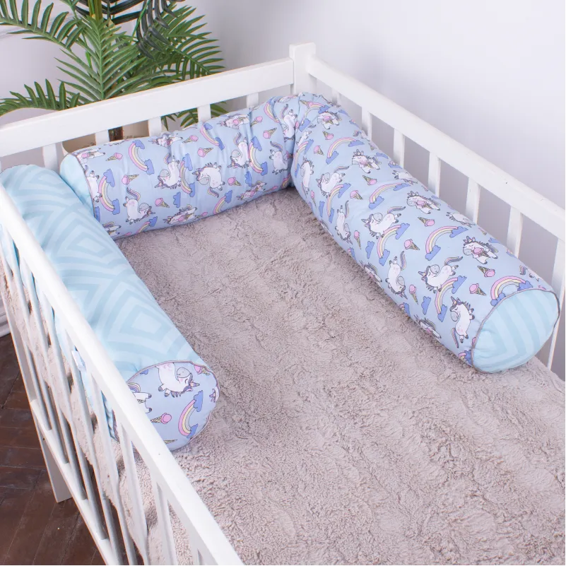 Валики-бортики - 2 шт Kids Time 18-0006 Rainbow Unicorn УЦІНКА