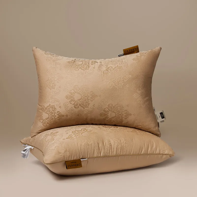 Подушка антиалергенная 15-36-3 Ferrero EcoSilk Gold (упругая) - 6