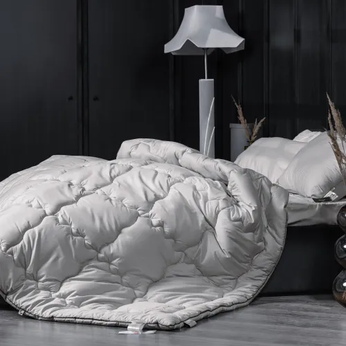 Одеяло шерстяное №1040-3 "Silver Cloud" вовна зима - 1