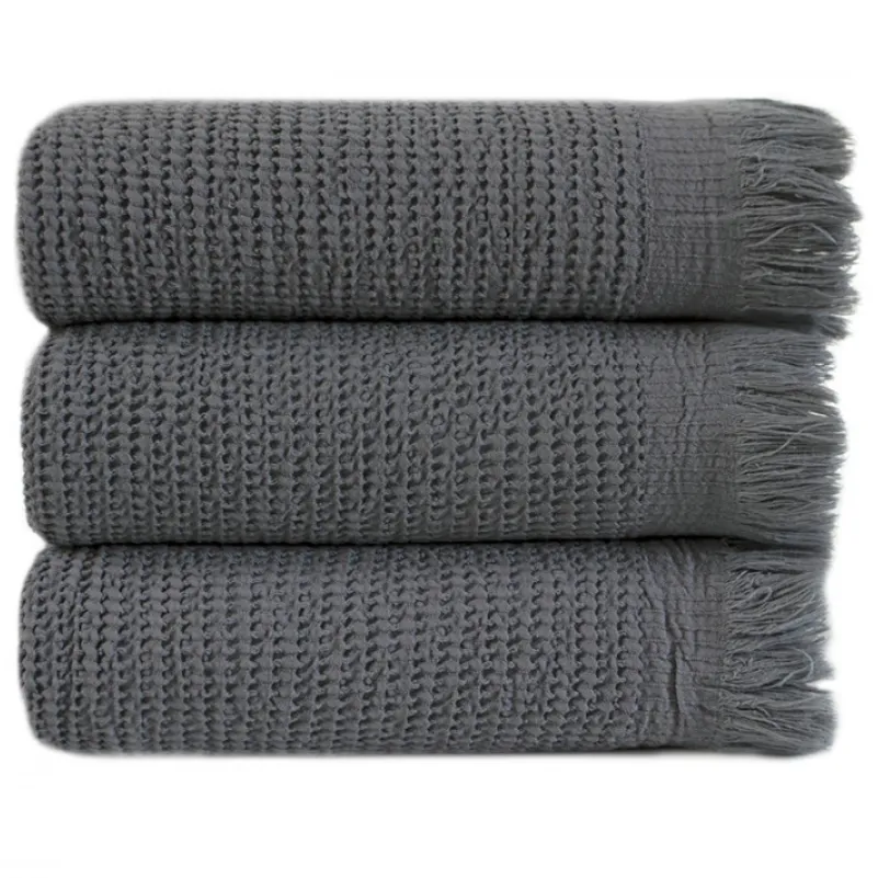 Рушник №405 Luxury Viscous Gray УЦІНКА