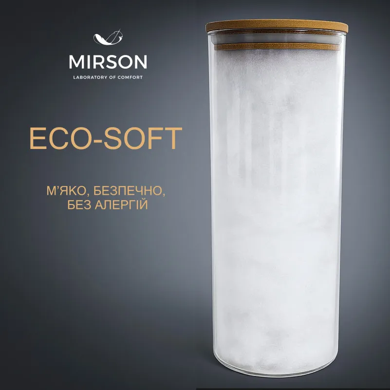 Подушка антиалергенна Ecо Малюк №2780-3 Eco-Soft мікросатин (м'яка) - 5