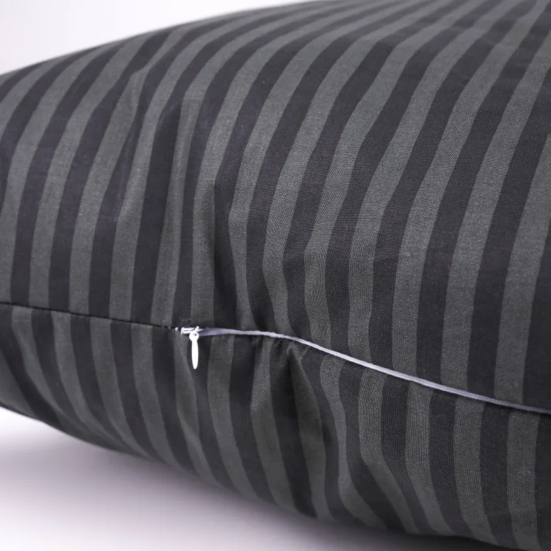 Набор подушек №0117-7 Сolor Fun Line 17-0611 Stripe Black Silk (средние) - 3