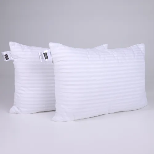  Набор подушек №0124-2 Сolor Fun Line 17-0605 Stripe White Вовна (средние) - 1