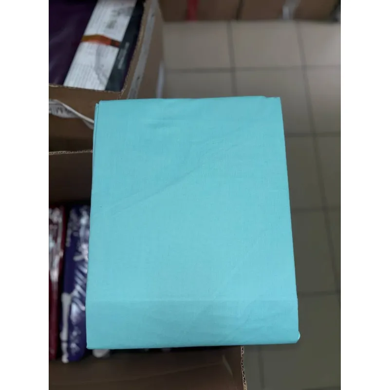 Простирадло на гумці 180*190 - висота 25 см 11-2208 Mint на гумці УЦІНКА  - 1