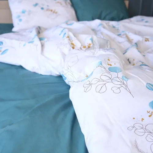 Простынь Ranforce Elite 17-0953 Sky Leaves