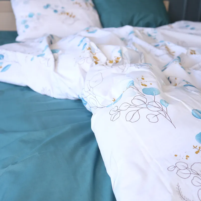 Простынь Ranforce Elite 17-0953 Sky Leaves