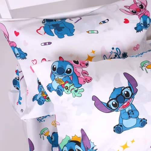 Наволочка Бязь 17-0909 Cute Stitch White