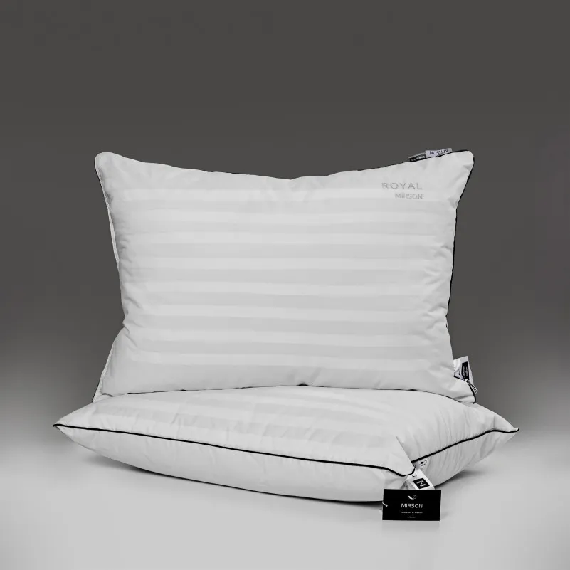 Подушка антиаллергенная №626-2 "Royal Pearl Hand Made" Eucalyptus сатин-жаккард (высокая) Фото - 6