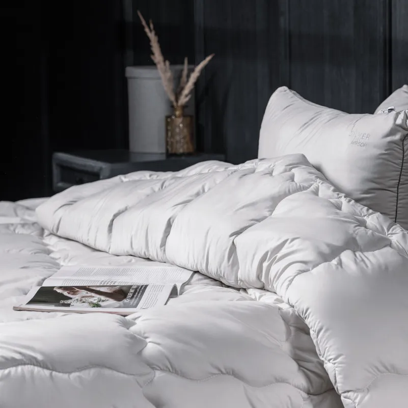 Ковдра бамбукова №1028-1 "Silver Cloud" BamBoo зима Фото - 8