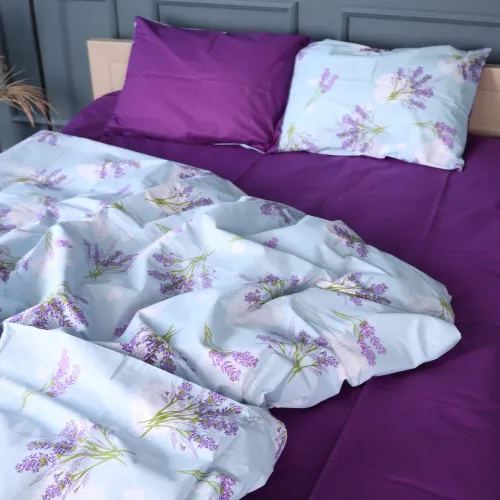 Комплект постельного белья Ranforce Elite TEENAGER 17-0130 Lavender sea