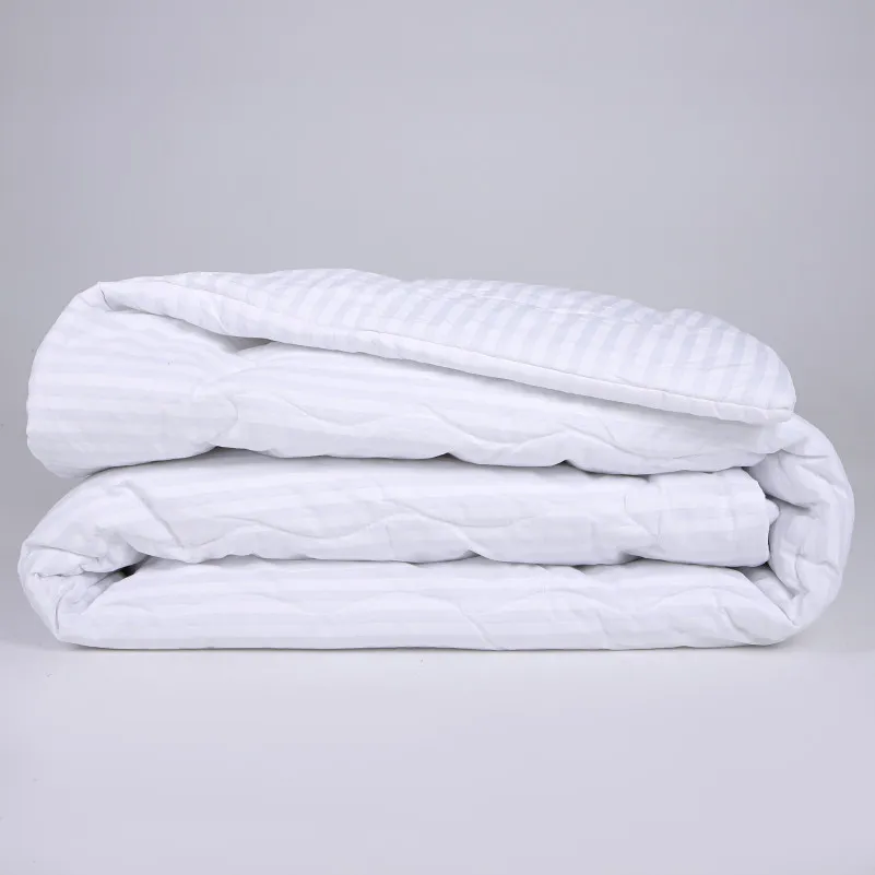 (1,5-100) Ковдра антиалергенна літо №178 Сolor Fun Line 17-0605 Stripe White Tencel (2шт наволочки в подарунок) УЦІНКА