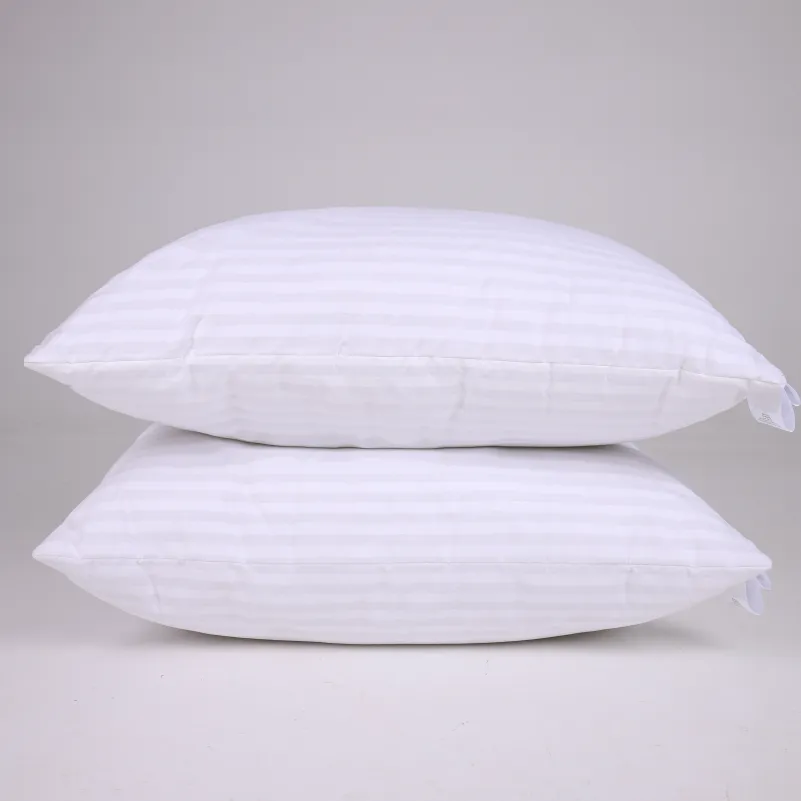 Набор подушек №0119-1 Сolor Fun Line 17-0605 Stripe White Eco-Soft (средние) - 1
