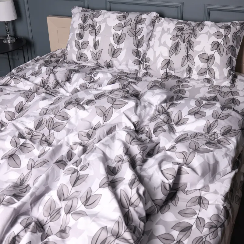 Комплект постельного белья Ranforce Elite TEENAGER 17-0695 Silver Foliage