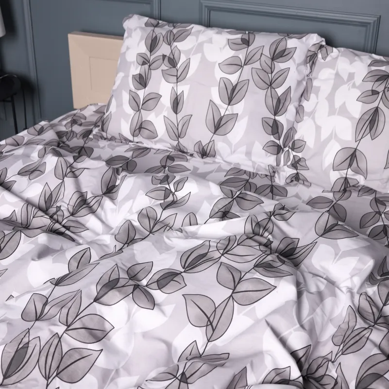 Комплект постельного белья Ranforce Elite TEENAGER 17-0695 Silver Foliage - 2