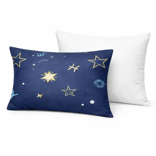 Подушка антиалергенна №3843 Print Line (Eco-Silk) (100% поліестер) 15-0228 Electrik (cередня)