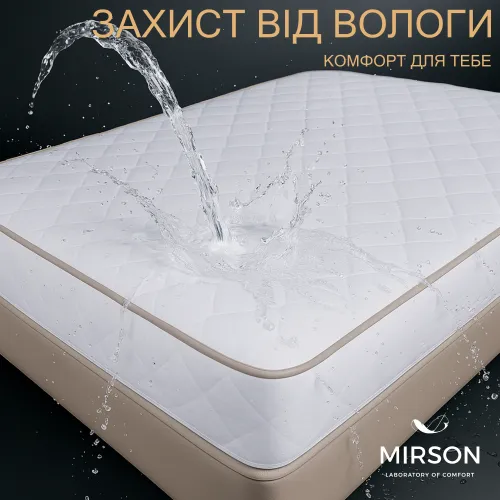 Наматрацник № 966 Naturale Line Стандарт Cotton (водонепроникний на гумці по периметру) УЦІНКА - 1
