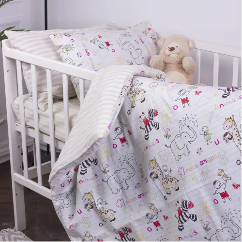 Комплект постельного белья Бязь JUNIOR 19-0001 Animais