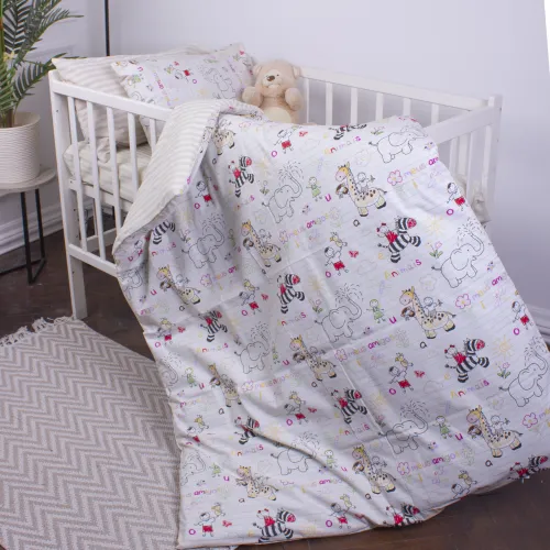 Комплект постельного белья Бязь JUNIOR 19-0001 Animais - 2
