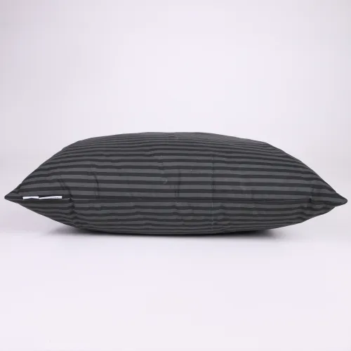 Набор подушек №0115-1 Сolor Fun Line 17-0611 Stripe Black Вовна (средние) - 3