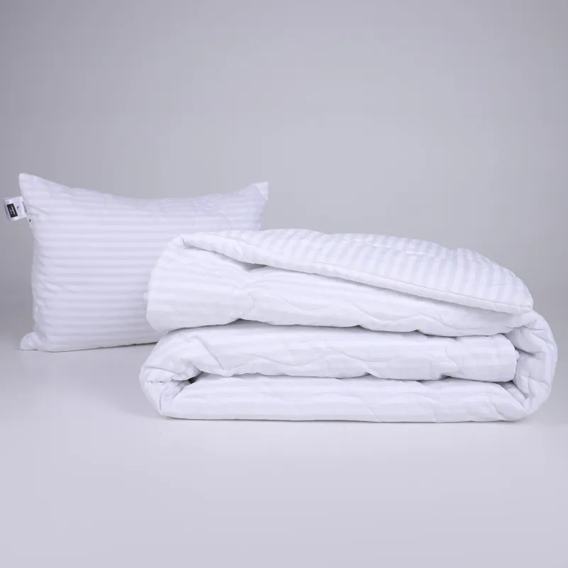 Ковдра бамбукова №186-2 Сolor Fun Line 17-0605 Stripe White Bamboo (2шт наволочки в подарунок) - 2