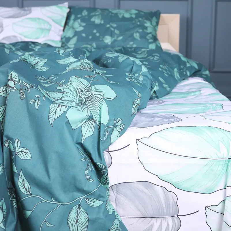 Комплект постельного белья Ranforce Elite TEENAGER 17-0718 Emerald Foliage - 3
