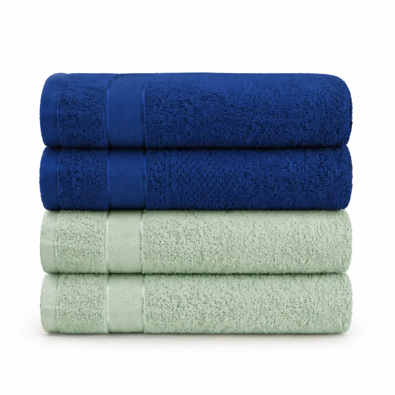 Набор банных полотенец 4 шт (100×150) №5200 Elite SoftNess Horizon