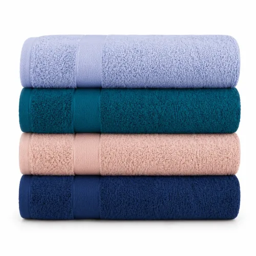 Набор банных полотенец 4 шт (70×140) №5212 Elite SoftNess Pearl