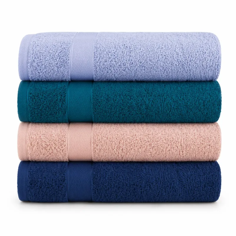 Набор банных полотенец 4 шт (70×140) №5212 Elite SoftNess Pearl