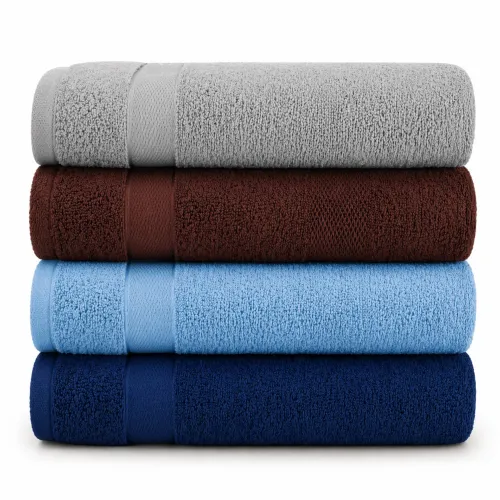 Набор банных полотенец 4 шт (70×140) №5213 Elite SoftNess Scarlet