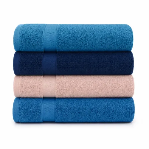 Набор банных полотенец 4 шт (50×90) №5221 Elite SoftNess Mystic