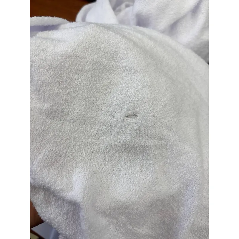 Простынь на резинке К Terry Line "Snowy White" - высота 25 см - 2