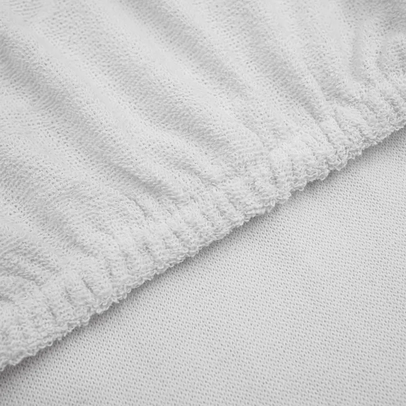 Простынь на резинке К Terry Line "Snowy White" - высота 25 см