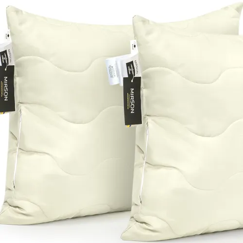 Набор антиалергенных подушек Eco Light Creamy №1620-1 Eco-Soft микросатин