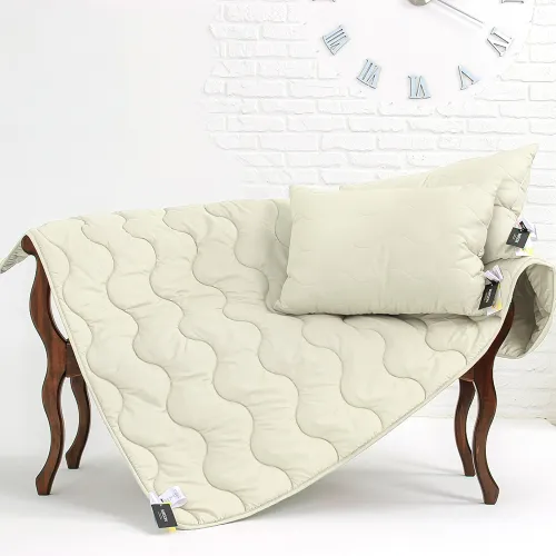 Набір бавовняних подушок №1626-7 Eco Light Creamy бавовна мікросатин (середні) - 4