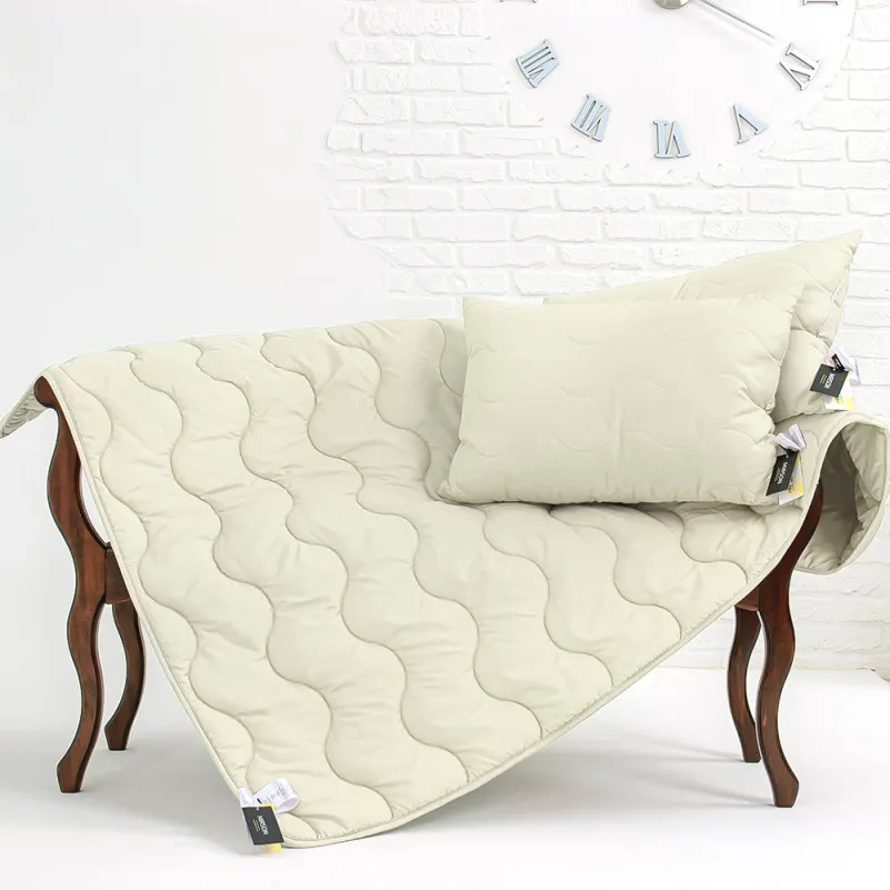 Набор антиаллергенных подушек Eco Light Creamy №1608-2 Tencel микросатин - 3