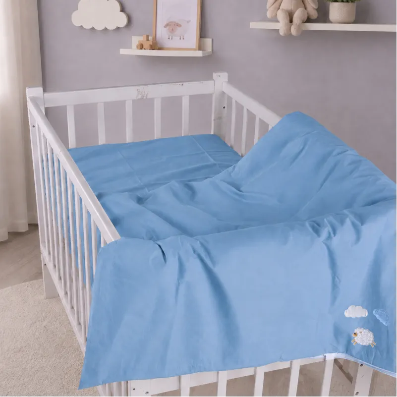 Комплект постільної білизни LITTLE KIDS Poplin Edition Bobby the Sheep 067 Green wave Фото - 8