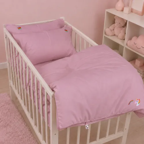 Комплект постільної білизни LITTLE KIDS Poplin Edition Unicorn 041 Wild rose - 2
