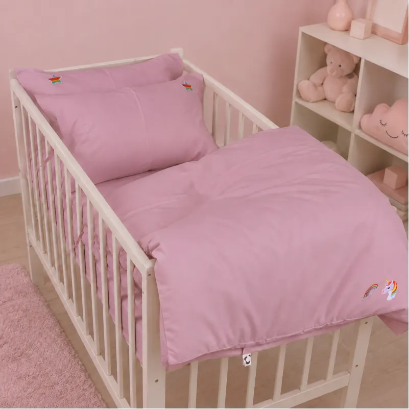 Комплект постільної білизни LITTLE KIDS Poplin Edition Unicorn 041 Wild rose - 1