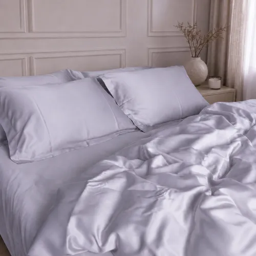 Простирадло на гумці Tencel №10 Light Ivory - 5