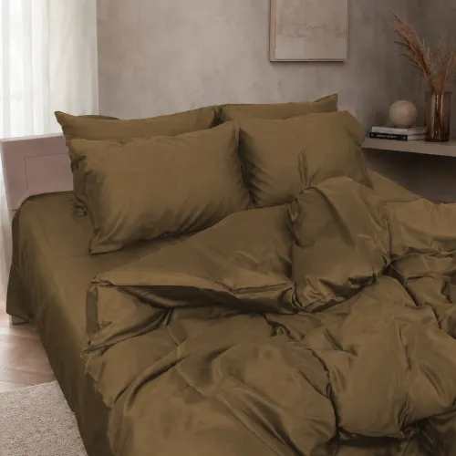 Простирадло на гумці Бязь 11-0004 Light cacao 11-0004 Light cacao - 1
