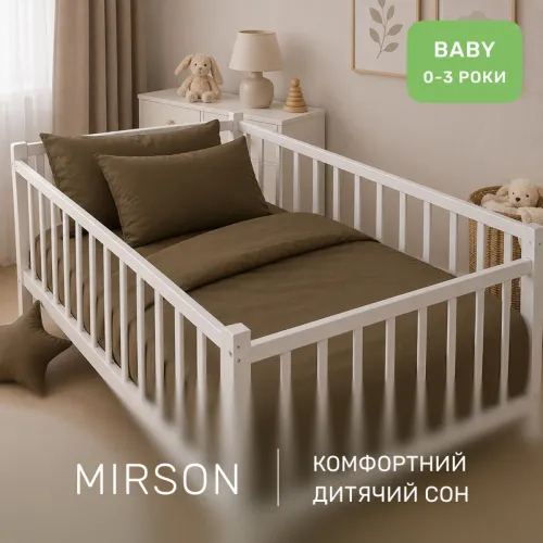 Комплект постельного белья  Ranforce Elite BABY 11-0004 Light cacao - 4