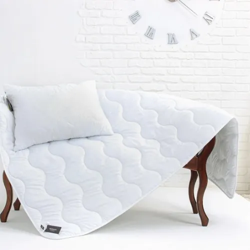 Ковдра антиалергенна Всесезонна №3001 Simple White EcoSilk УЦІНКА - 3