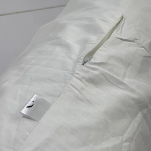 Подушка валик №8105 Naturale Line 11-2107 White (бязь) УЦІНКА - 2